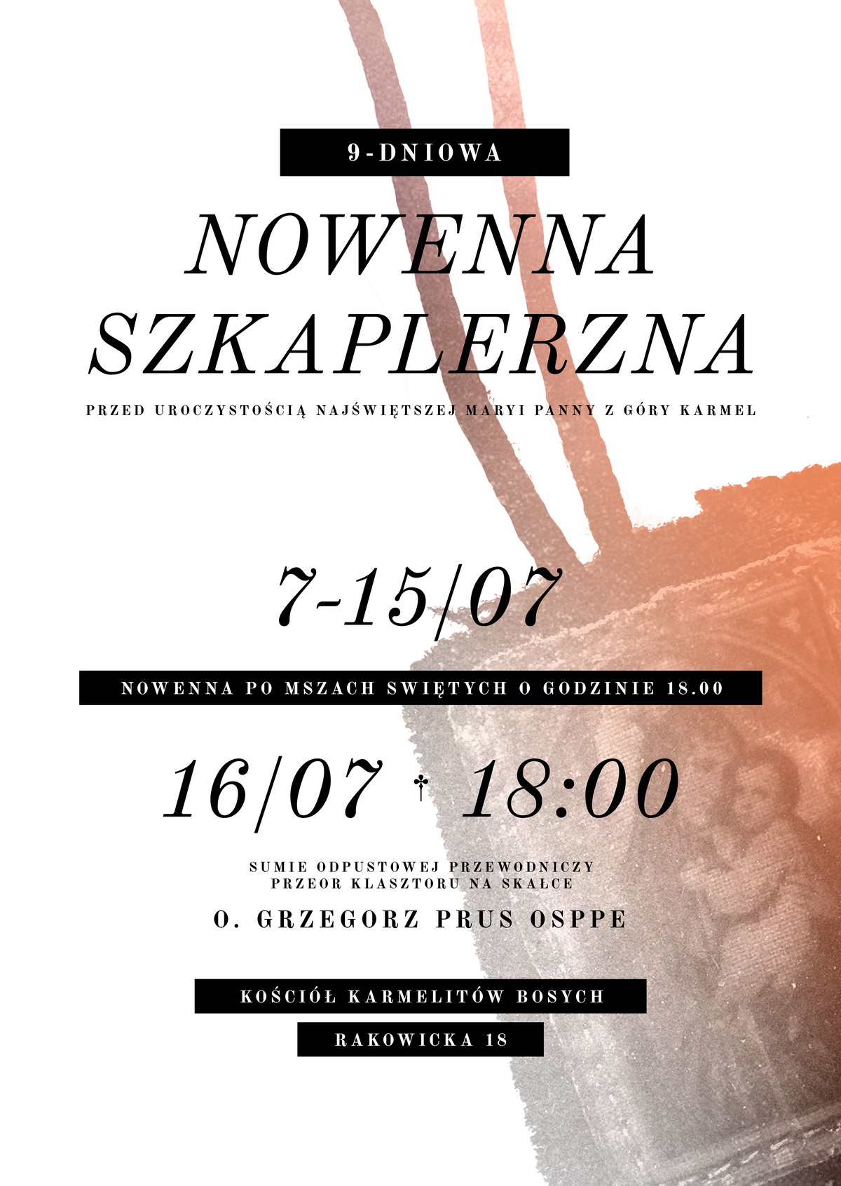 Nowenna szkaplerzna kraków